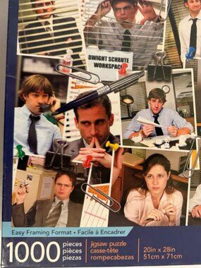 The Office 1000 Piece Jigsaw Puzzle Aquarius UNOPENED 20"x28"